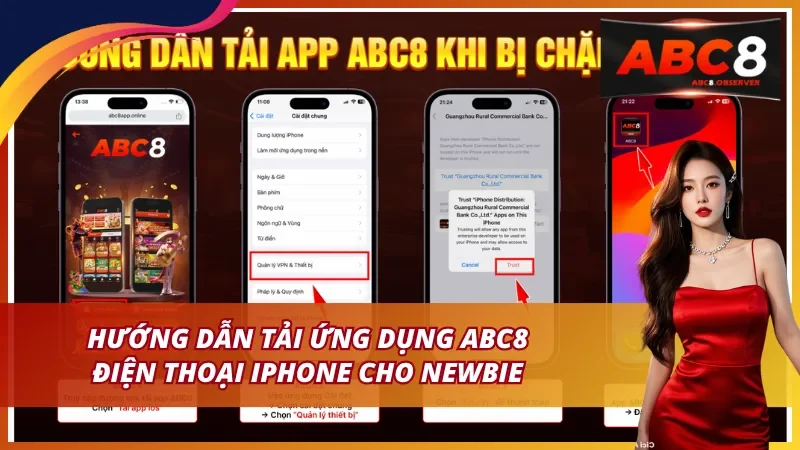 Thời gian xử lý giao dịch trong các khung giờ rút tiền ABC8